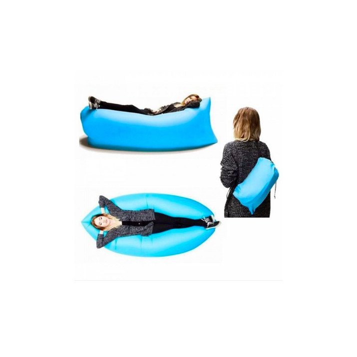 Lazy Bag levegővel tölthető matrac és kanapé, narancssárga