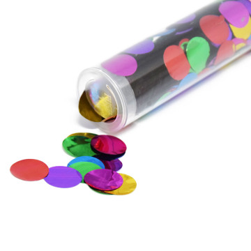 PARTY konfetti ágyú – színes konfetti korongok