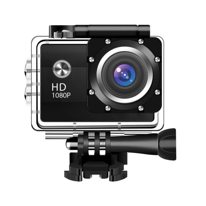 HD vízálló akciókamera és fényképezőgép / Wi-Fi sportkamera 170°-os látószöggel