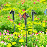 Napelemes, repkedő pillangó / kerti dekoráció