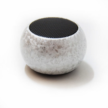 Extra mini Bluetooth hangszóró - 50 x 33 mm / metál szürke (N3)
