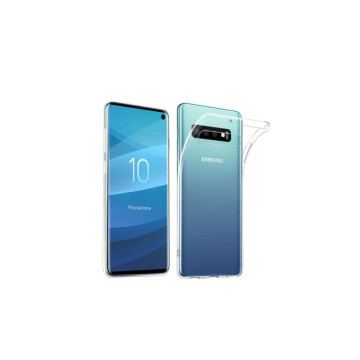 Átlátszó szilikon védőtok Samsung Galaxy S10 készülékhez