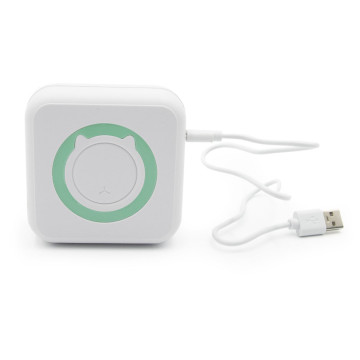 Vezeték nélküli mini nyomtató / Bluetooth hőnyomtató - mobilról is használható, fehér