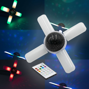 Mini Bluetooth LED lámpa és hangulatvilágítás - különböző színekkel és távirányítóval