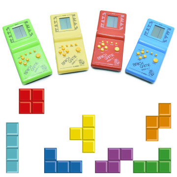 Retro tetris játékkonzol - színes