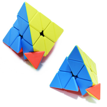 Rubik kocka készségfejlesztő játék - tetraéder