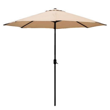 270 cm-es napernyő, tekerős nyitás - bézs