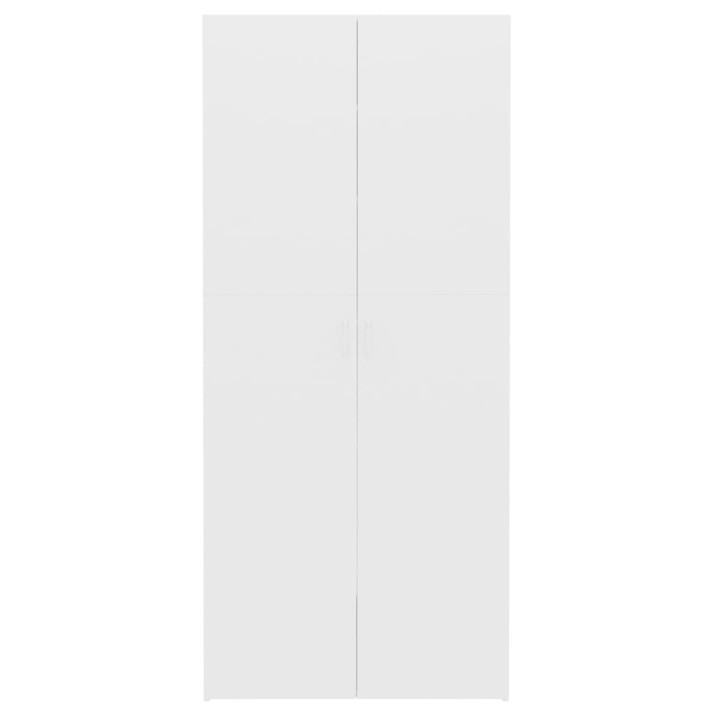 Fehér forgácslap cipősszekrény 80 x 35,5 x 180 cm - utánvéttel vagy ingyenes szállítással