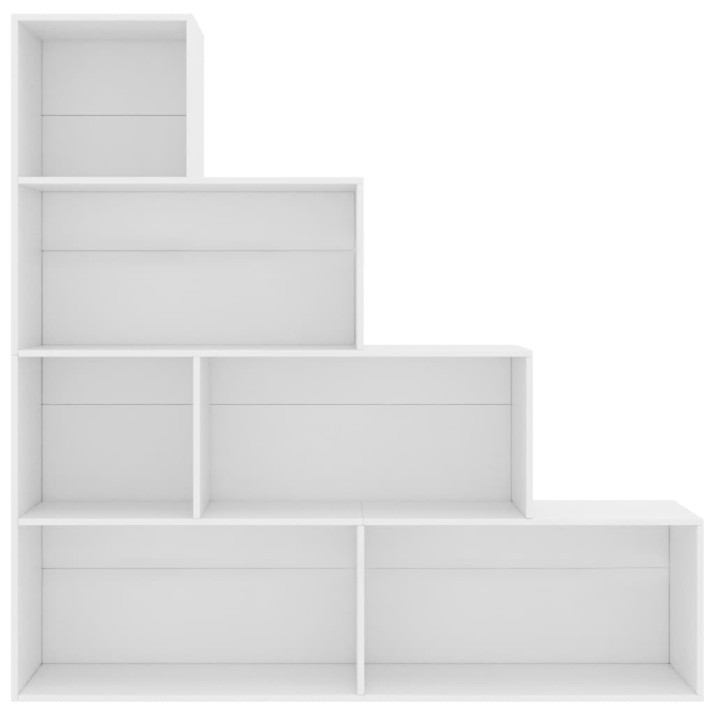 Fehér forgácslap könyvszekrény/térelválasztó 155 x 24 x 160 cm - utánvéttel vagy ingyenes szállítással
