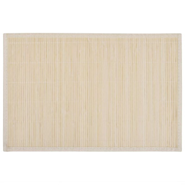 6 db bambusz alátét 30 x 45 cm természetes bambusz szín - utánvéttel vagy ingyenes szállítással