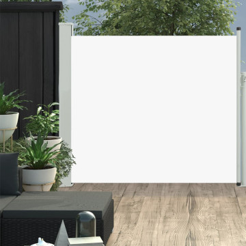 Krémszínű kihúzható oldalsó teraszi napellenző 100 x 300 cm - utánvéttel vagy ingyenes szállítással