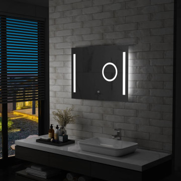 LED-es fürdőszobai tükör érintésérzékelővel 80 x 60 cm - utánvéttel vagy ingyenes szállítással