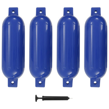 4 darab kék PVC hajóütköző 51 x 14 cm - utánvéttel vagy ingyenes szállítással