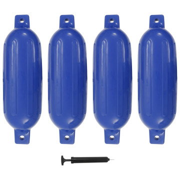 4 darab kék PVC hajóütköző 58,5 x 16,5 cm - utánvéttel vagy ingyenes szállítással