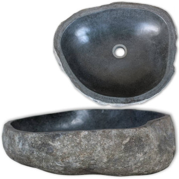 Ovális folyami kő mosdókagyló 46-52 cm - utánvéttel vagy ingyenes szállítással