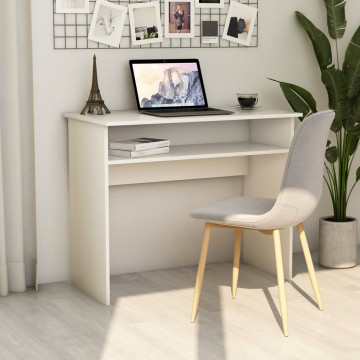 Fehér forgácslap íróasztal 90 x 50 x 74 cm - utánvéttel vagy ingyenes szállítással