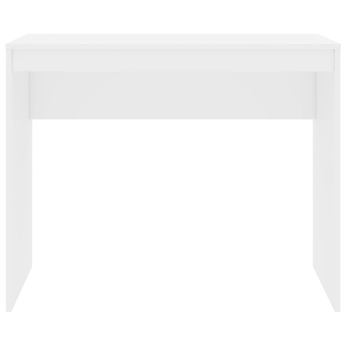 Magasfényű fehér forgácslap íróasztal 90 x 40 x 72 cm - utánvéttel vagy ingyenes szállítással