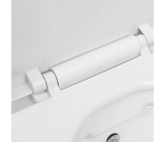Fehér kerámia falra szerelhető perem nélküli WC tartály - utánvéttel vagy ingyenes szállítással