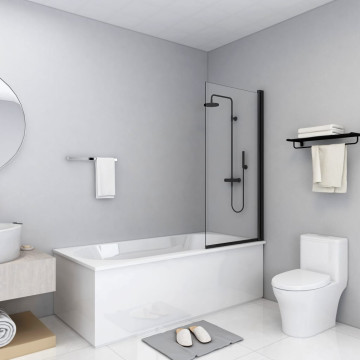 Fekete ESG zuhanykabin 68 x 130 cm - utánvéttel vagy ingyenes szállítással
