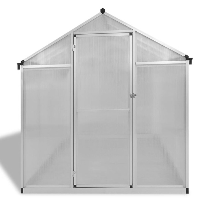 Megerősített alumínium üvegház alapkerettel 4,6 m2 - utánvéttel vagy ingyenes szállítással