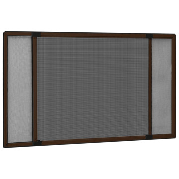 Barna lehúzható ablakszúnyogháló 70 x 150 cm - utánvéttel vagy ingyenes szállítással