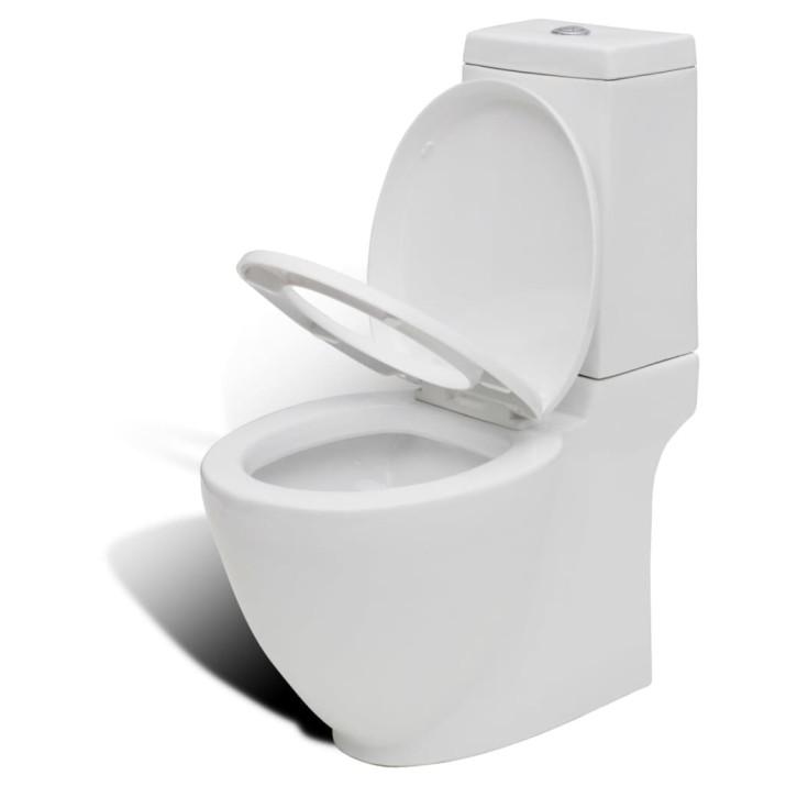 Álló kerámia WC & bidé szett fehér - utánvéttel vagy ingyenes szállítással