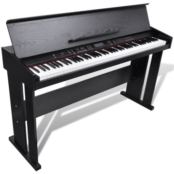 Elektromos/digitális zongora 88 billentyűvel és kottatartóval - utánvéttel vagy ingyenes szállítással
