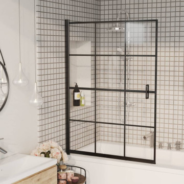Fekete ESG zuhanykabin 100 x 140 cm - utánvéttel vagy ingyenes szállítással
