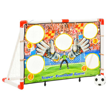 Gyerek-focikapuszett kapufallal 120 x 51 x 77,5 cm - utánvéttel vagy ingyenes szállítással