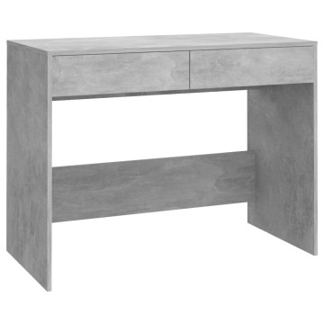 Betonszürke forgácslap íróasztal 101 x 50 x 76,5 cm - utánvéttel vagy ingyenes szállítással