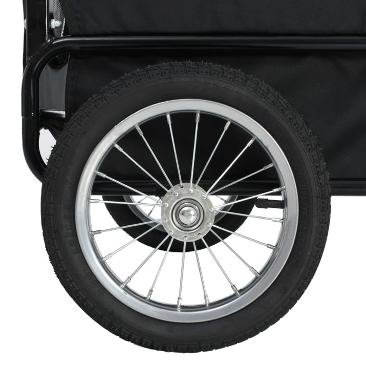 Piros és fekete kutyaszállító kerékpár-utánfutó és sétakocsi - utánvéttel vagy ingyenes szállítással