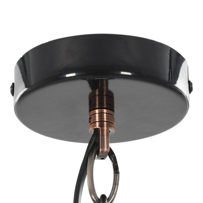 2 db fekete kerek mennyezeti lámpa E27 izzófoglalattal - utánvéttel vagy ingyenes szállítással