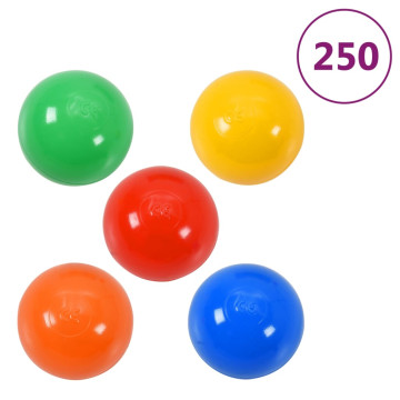 250 db-os színes labdakészlet babamedencéhez - utánvéttel vagy ingyenes szállítással