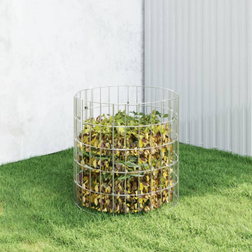 Horganyzott acél kerti komposztáló Ø50 x 50 cm - utánvéttel vagy ingyenes szállítással