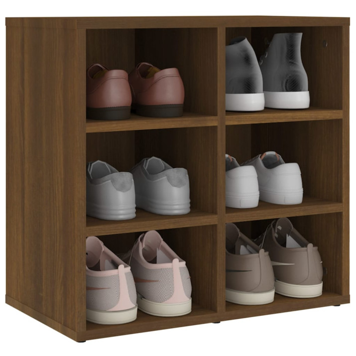 Barna tölgy színű cipősszekrény 52,5x30x50 cm - utánvéttel vagy ingyenes szállítással
