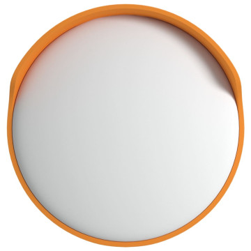 Narancs polikarbonát kültéri domború közlekedési tükör Ø30 cm - utánvéttel vagy ingyenes szállítással