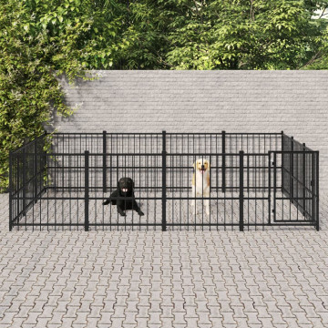 Acél kültéri kutyakennel 11,58 m² - utánvéttel vagy ingyenes szállítással