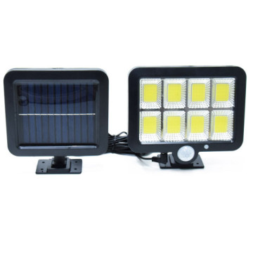 GL-8 COB kültéri napelemes LED lámpa - mozgásérzékelővel és távirányítóval