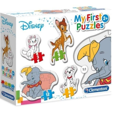 Bébi sziluett puzzle 4in1 - Disney állatok