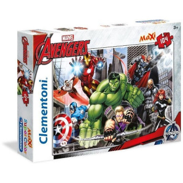 Avengers Supercolor Maxi puzzle 104 darabos - Clementoni