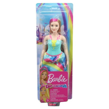 Barbie Dreamtopia hercegnő molett baba szőke hajjal