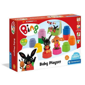 Bing nyuszi játékszett puha építőkockákkal - Clemmy Baby