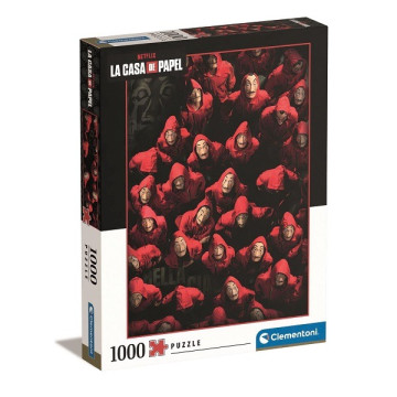 A nagy pénzrablás puzzle 1000 db-os - Clementoni - Tolvajok vagy túszok