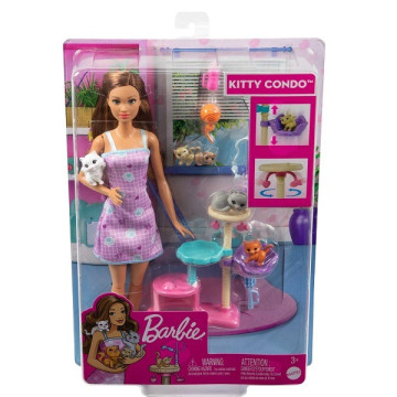 Barbie cicakuckó játékszett