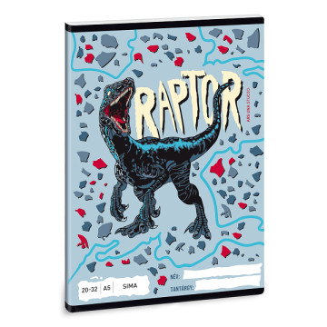 Ars Una A5-ös sima füzet - Raptor