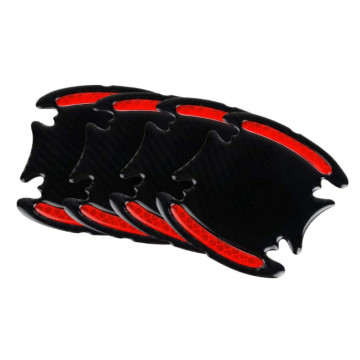Karcolásvédő fólia autófogantyú alá, piros-fekete