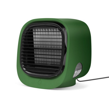 Hordozható mini léghűtő ventilátor - Zöld