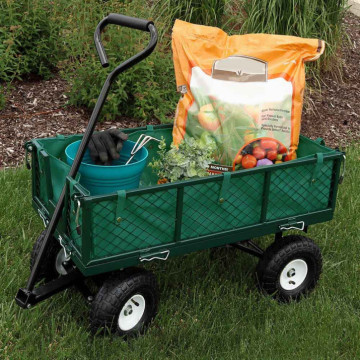 Zöld kerti kézikocsi 250 kg - utánvéttel vagy ingyenes szállítással