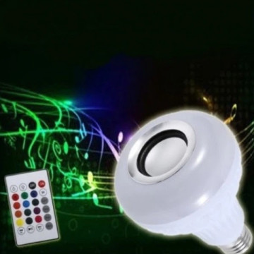 Színváltós Bluetooth Party LED izzó és kihangosító távirányítóval